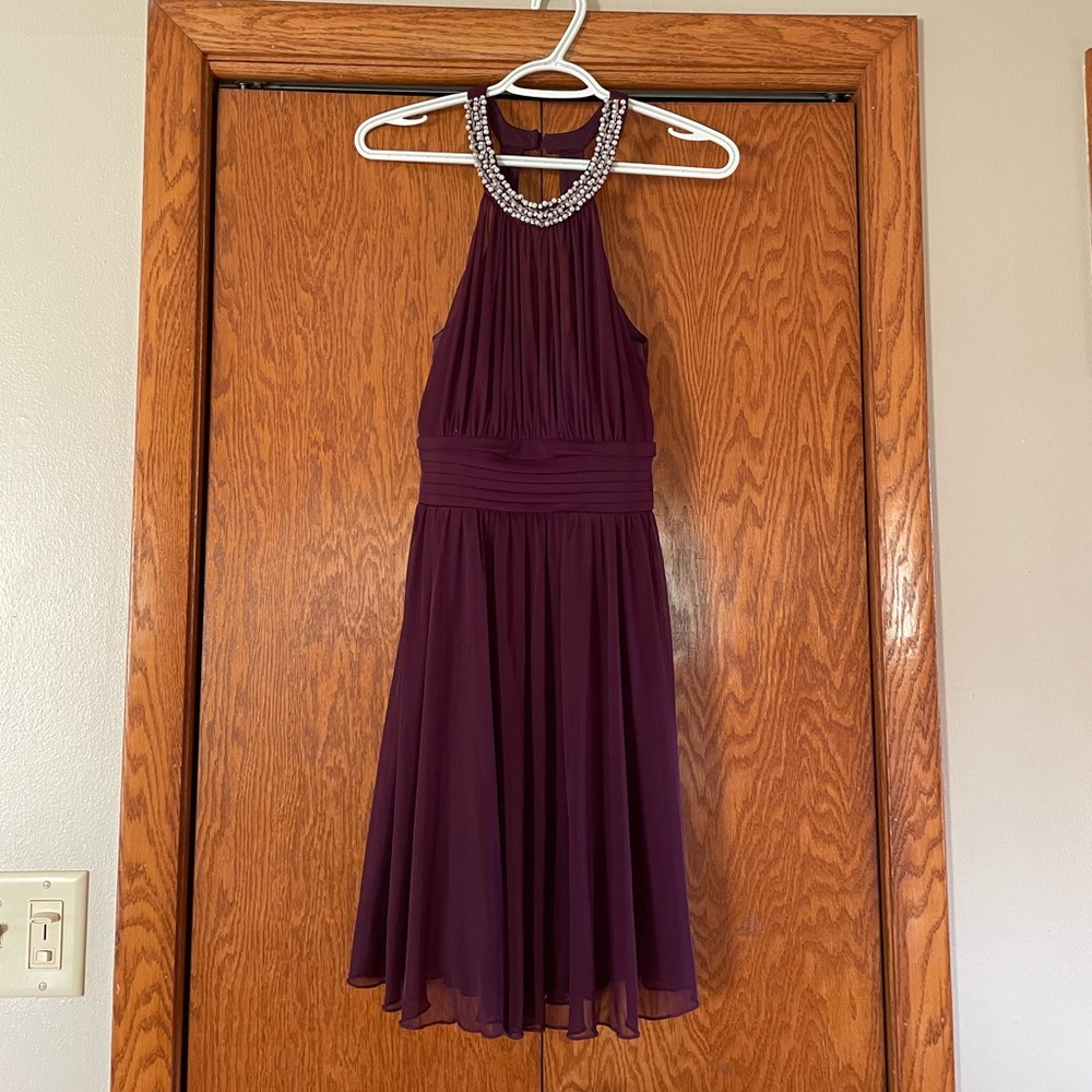 Purple dress. Size 11. Only worn a few times.